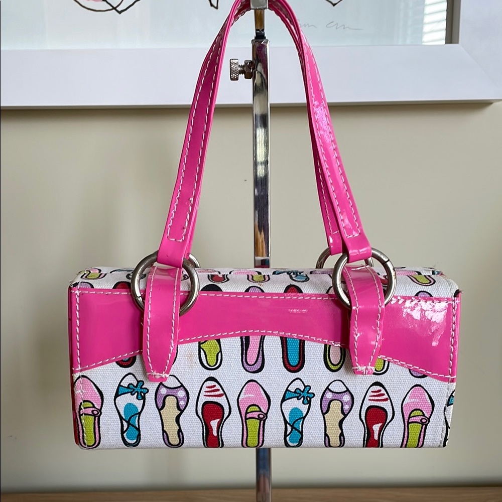 FUN & FABULOUS JEWELRY BOX TRAVEL CARRYING CASE PURSE SHAPED ORGANIZER Pink